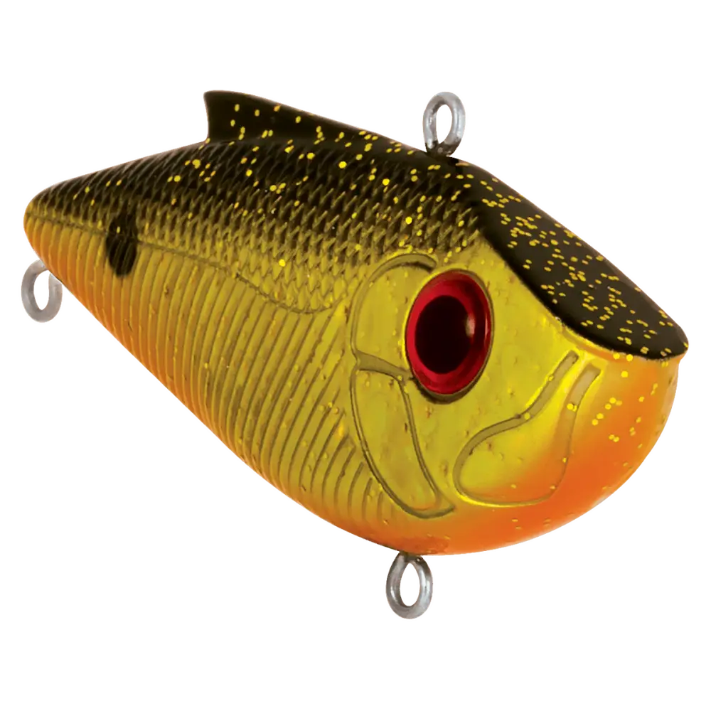 Livingston Lures Pro Ripper SW – EBS Lipless Crankbait for Bass & Striper | Color: Black Back Chrome Shad Blue Real XXX