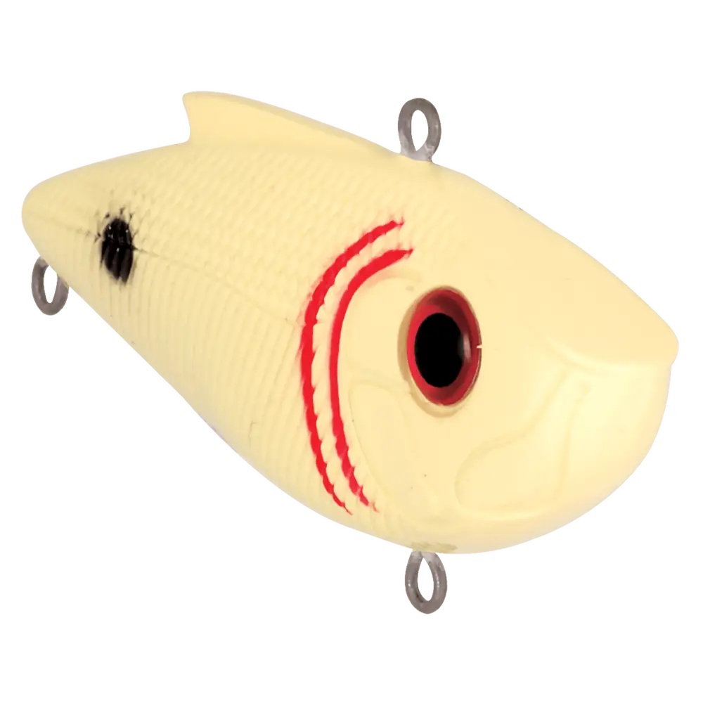 Livingston Lures Pro Ripper SW – EBS Lipless Crankbait for Bass & Striper | Color: Black Back Chrome Shad Blue Real XXX
