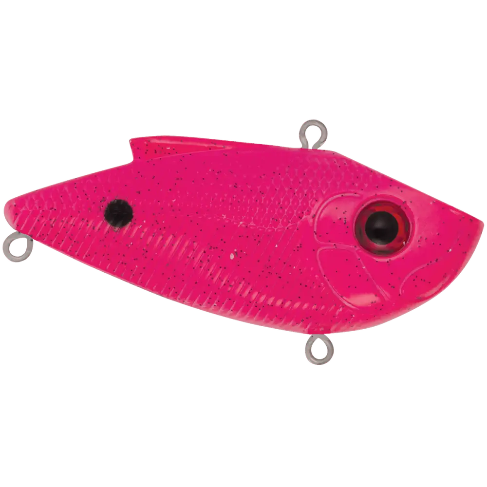 Livingston Lures Pro Ripper SW – EBS Lipless Crankbait for Bass & Striper | Color: Black Back Chrome Shad Blue Real XXX