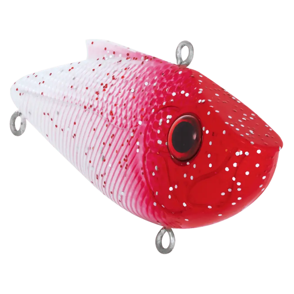 Livingston Lures Pro Ripper SW – EBS Lipless Crankbait for Bass & Striper | Color: Black Back Chrome Shad Blue Real XXX