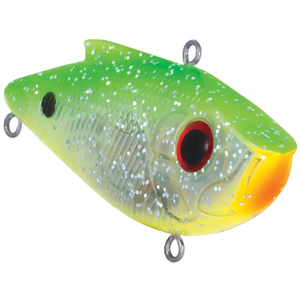 Livingston Lures Pro Ripper SW – EBS Lipless Crankbait for Bass & Striper | Color: Black Back Chrome Shad Blue Real XXX