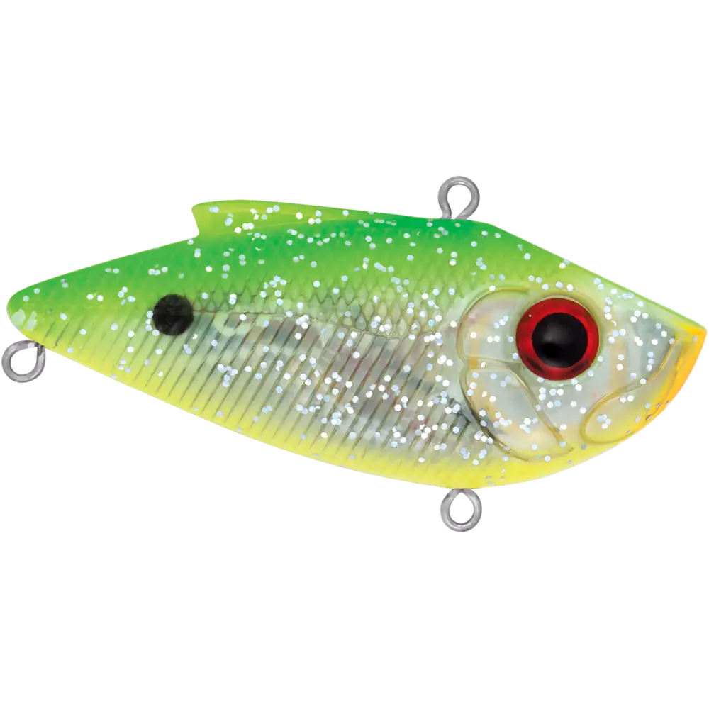 Livingston Lures Pro Ripper SW – EBS Lipless Crankbait for Bass & Striper | Color: Black Back Chrome Shad Blue Real XXX
