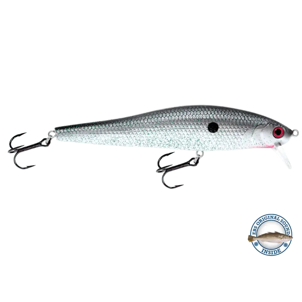 Livingston Lures StickMaster 127 – EBS Jerkbait | 5’’ /.89oz | Monster Mike Series | Color: Chartreuse Shad Blue Pearl