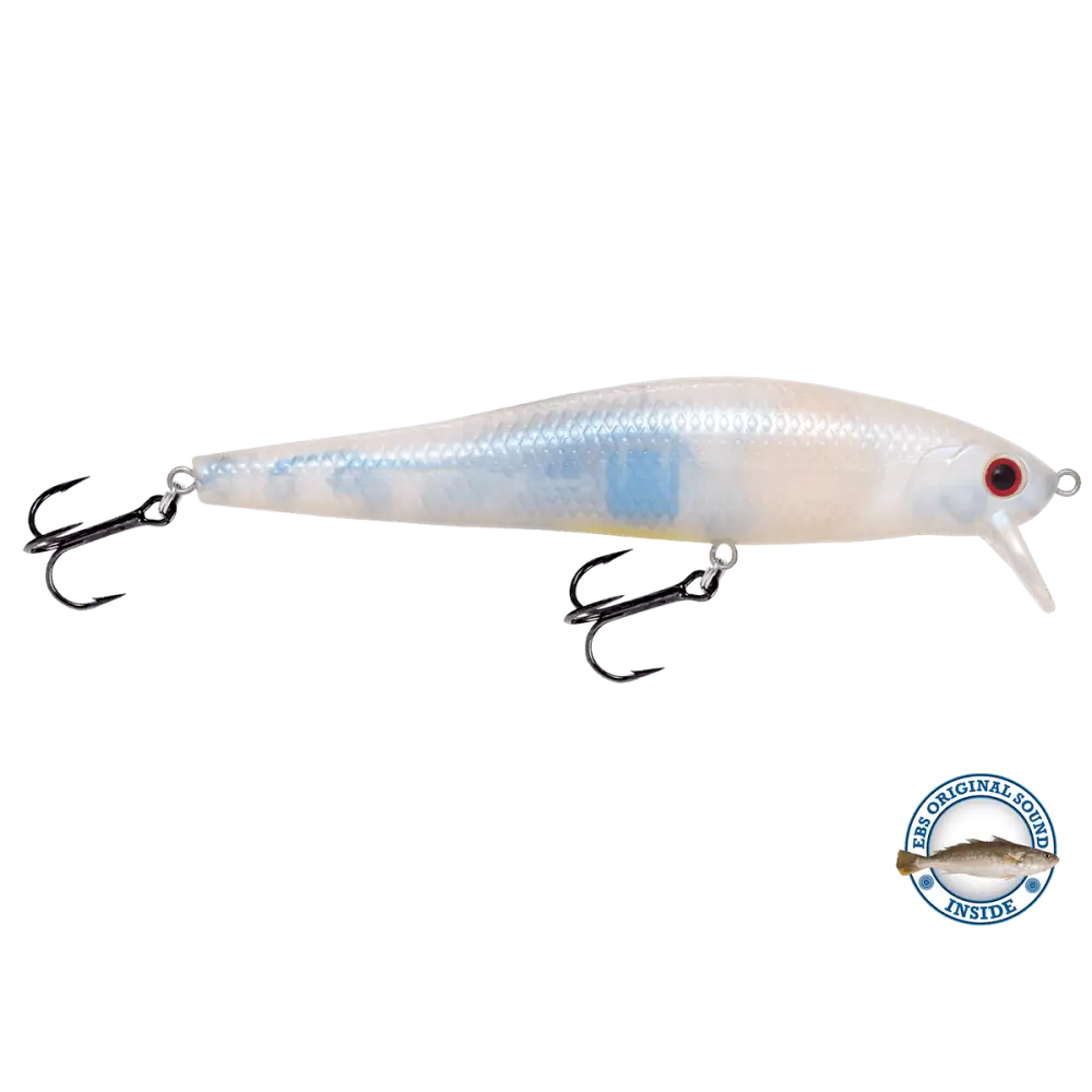 Livingston Lures StickMaster 127 – EBS Jerkbait | 5’’ /.89oz | Monster Mike Series | Color: Chartreuse Shad Blue Pearl