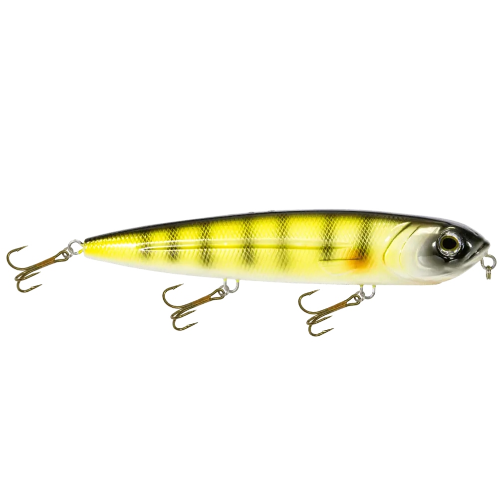 Livingston Lures Walking Boss Magnum – EBS Freshwater Topwater Walker | Musky & Pike | 8’’ / 4.2oz | Color Sound: