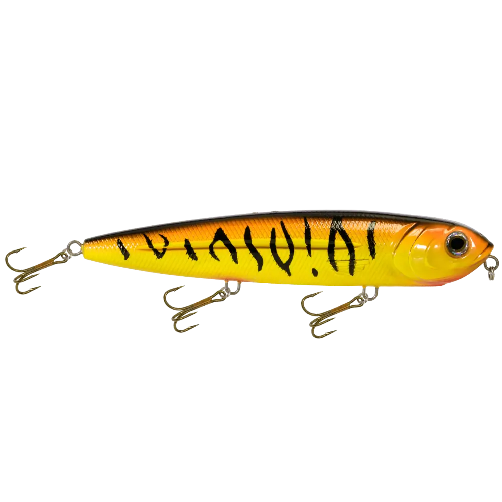 Livingston Lures Walking Boss Magnum – EBS Freshwater Topwater Walker | Musky & Pike | 8’’ / 4.2oz | Color Sound: