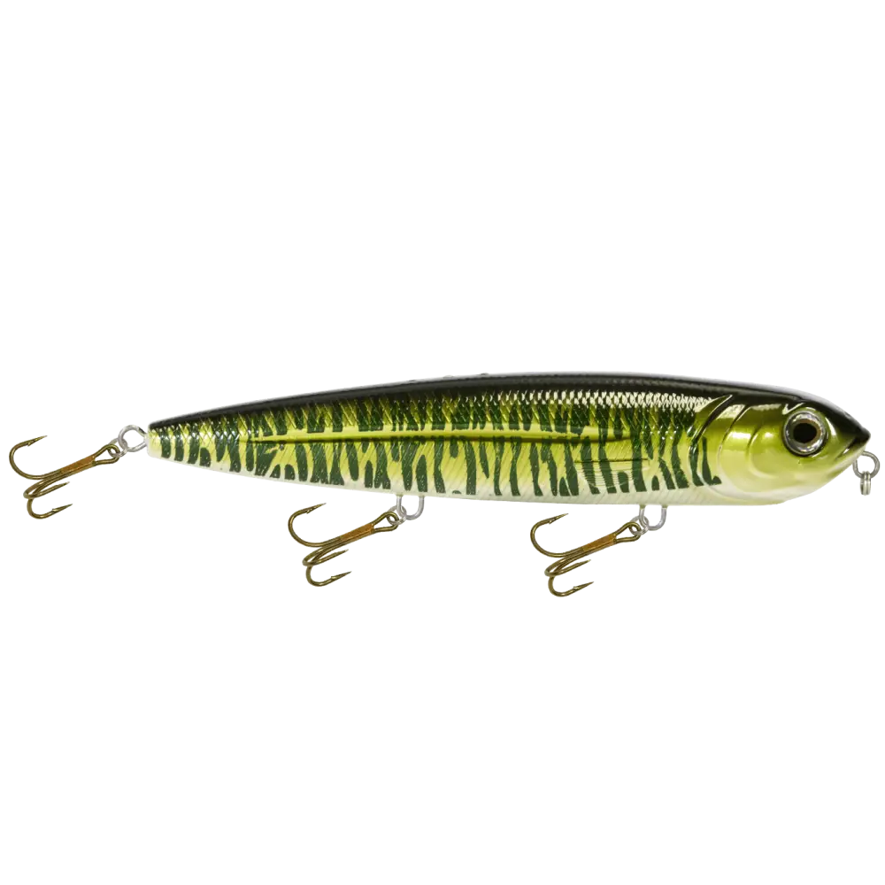 Livingston Lures Walking Boss Magnum – EBS Freshwater Topwater Walker | Musky & Pike | 8’’ / 4.2oz | Color Sound: