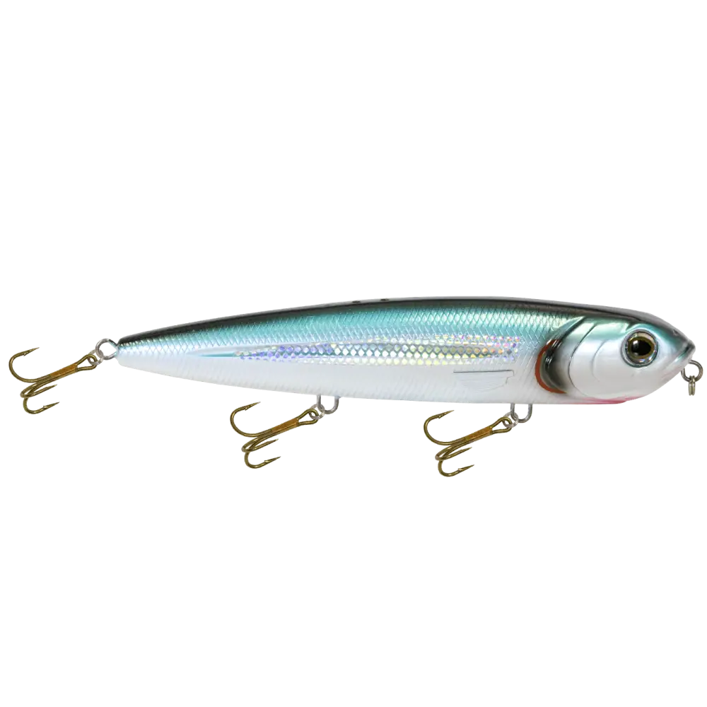 Livingston Lures Walking Boss Magnum – EBS Freshwater Topwater Walker | Musky & Pike | 8’’ / 4.2oz | Color Sound: