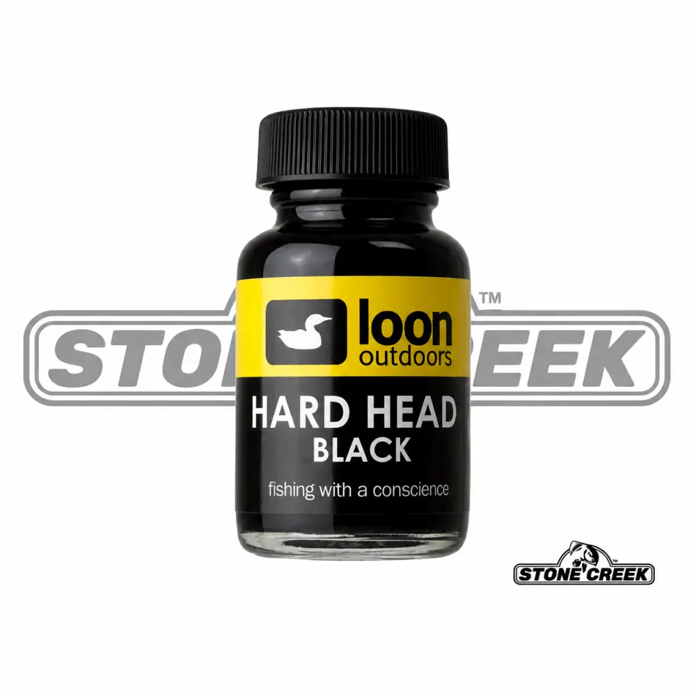 Loon™ - Hard Head | Color: Black Clear - Fly Tying Materials