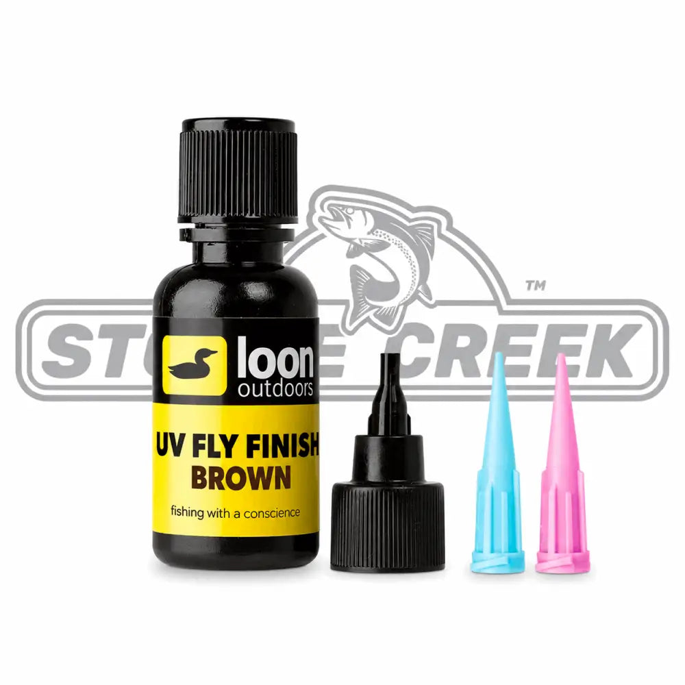 Loon™ UV Fly Finish - Standard & ’HOT’ Colors | Color: Black Blue Brown Olive Orange Red Smoke White Yellow Hot Green