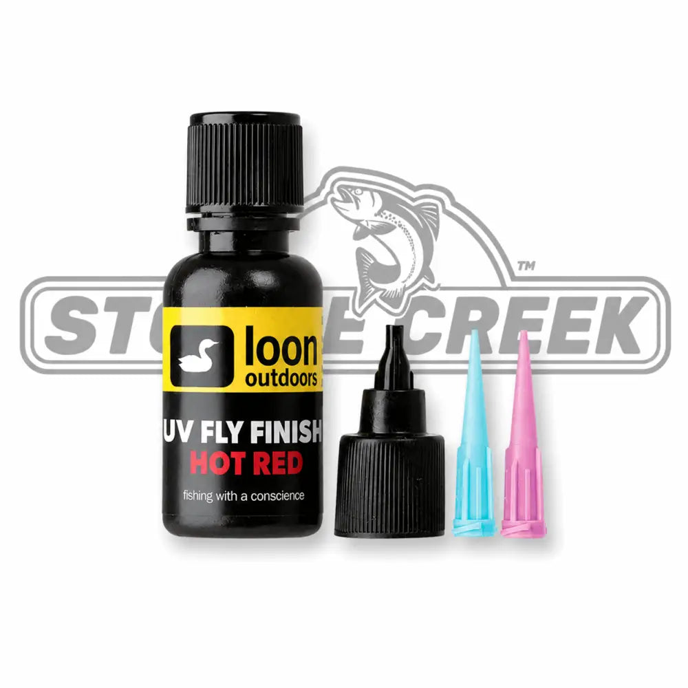 Loon™ UV Fly Finish - Standard & ’HOT’ Colors | Color: Black Blue Brown Olive Orange Red Smoke White Yellow Hot Green