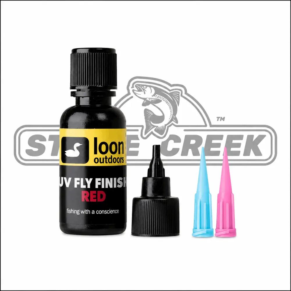 Loon™ UV Fly Finish - Standard & ’HOT’ Colors | Color: Black Blue Brown Olive Orange Red Smoke White Yellow Hot Green