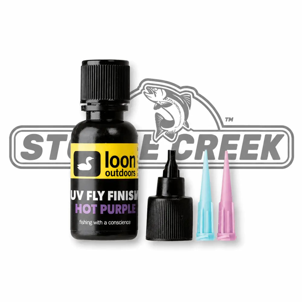 Loon™ UV Fly Finish - Standard & ’HOT’ Colors | Color: Black Blue Brown Olive Orange Red Smoke White Yellow Hot Green