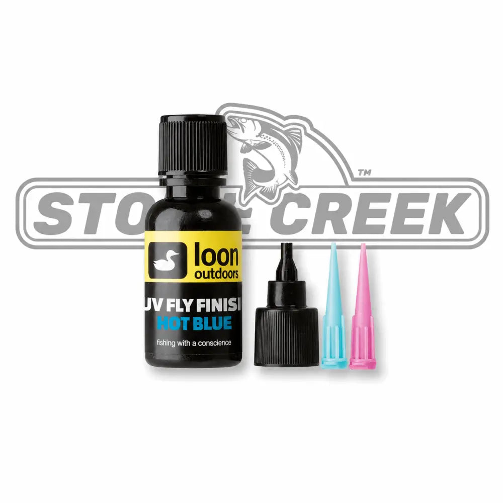Loon™ UV Fly Finish - Standard & ’HOT’ Colors | Color: Black Blue Brown Olive Orange Red Smoke White Yellow Hot Green