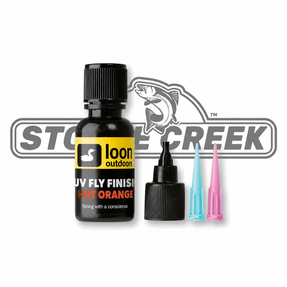 Loon™ UV Fly Finish - Standard & ’HOT’ Colors | Color: Black Blue Brown Olive Orange Red Smoke White Yellow Hot Green