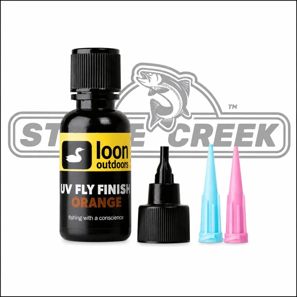 Loon™ UV Fly Finish - Standard & ’HOT’ Colors | Color: Black Blue Brown Olive Orange Red Smoke White Yellow Hot Green