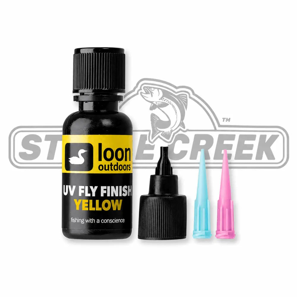 Loon™ UV Fly Finish - Standard & ’HOT’ Colors | Color: Black Blue Brown Olive Orange Red Smoke White Yellow Hot Green