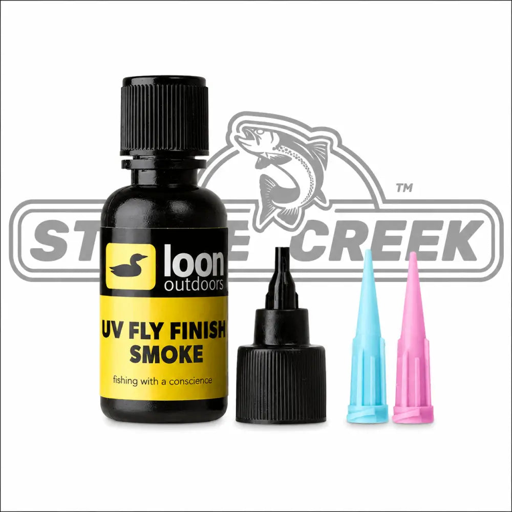 Loon™ UV Fly Finish - Standard & ’HOT’ Colors | Color: Black Blue Brown Olive Orange Red Smoke White Yellow Hot Green