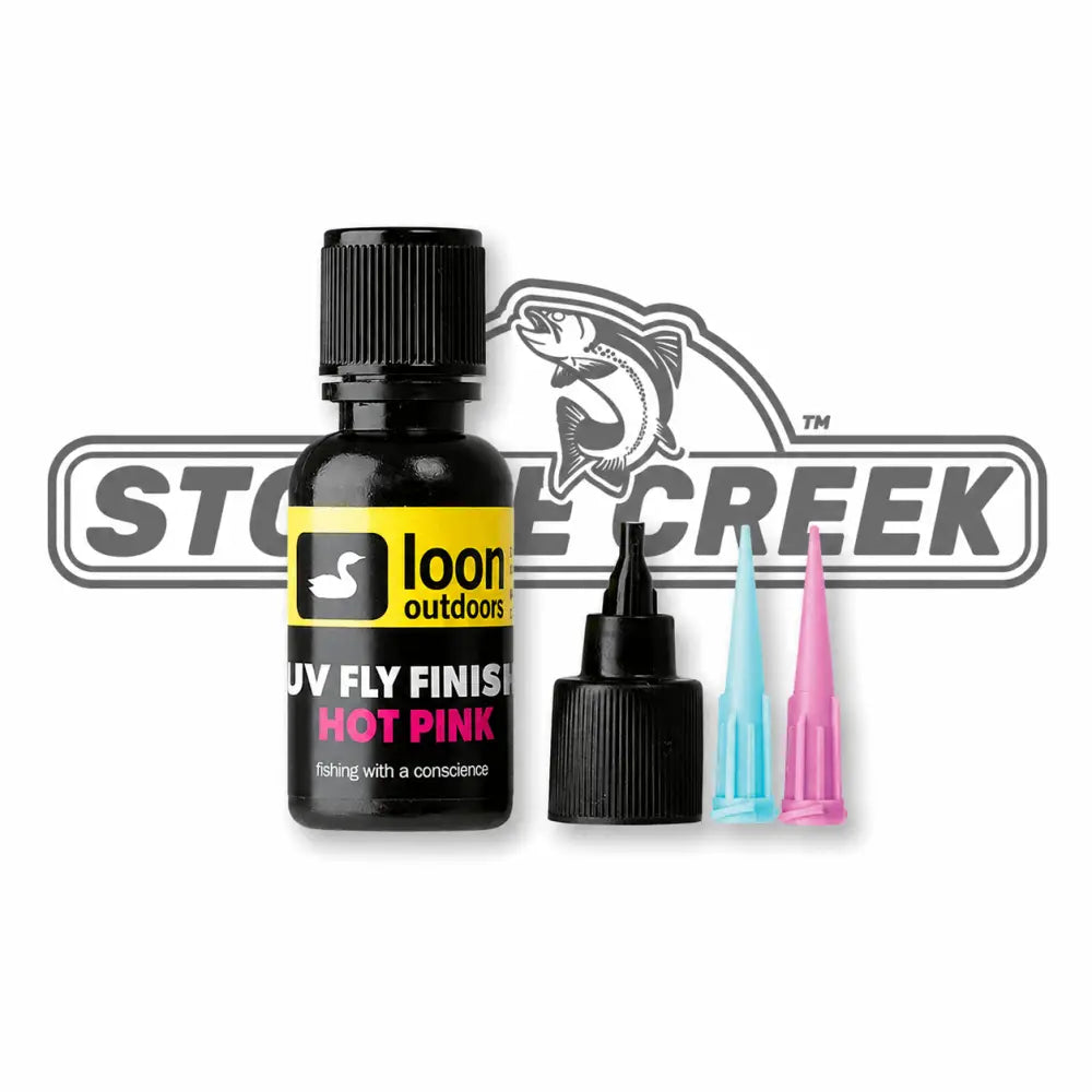 Loon™ UV Fly Finish - Standard & ’HOT’ Colors | Color: Black Blue Brown Olive Orange Red Smoke White Yellow Hot Green
