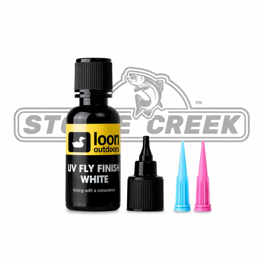 Loon™ UV Fly Finish - Standard & ’HOT’ Colors | Color: Black Blue Brown Olive Orange Red Smoke White Yellow Hot Green