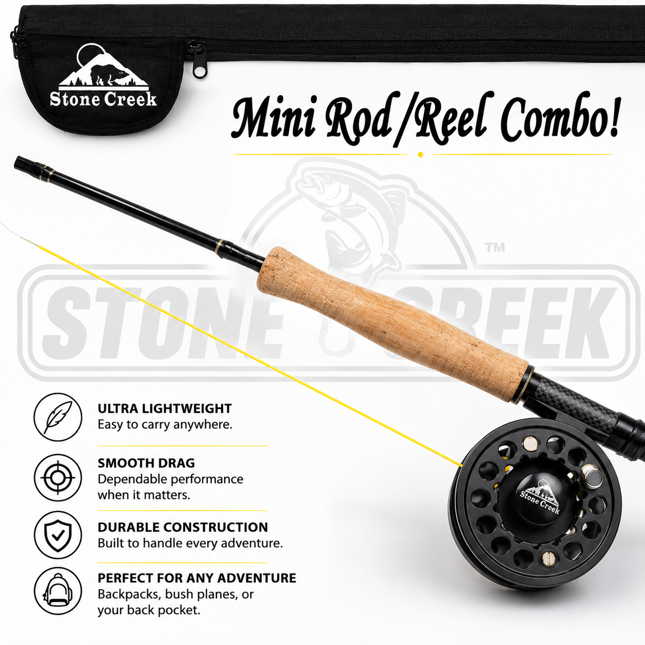 Mini Rod/Reel Outfit | Rod Weight: 3 wt. 4 - Fly Fishing Rods