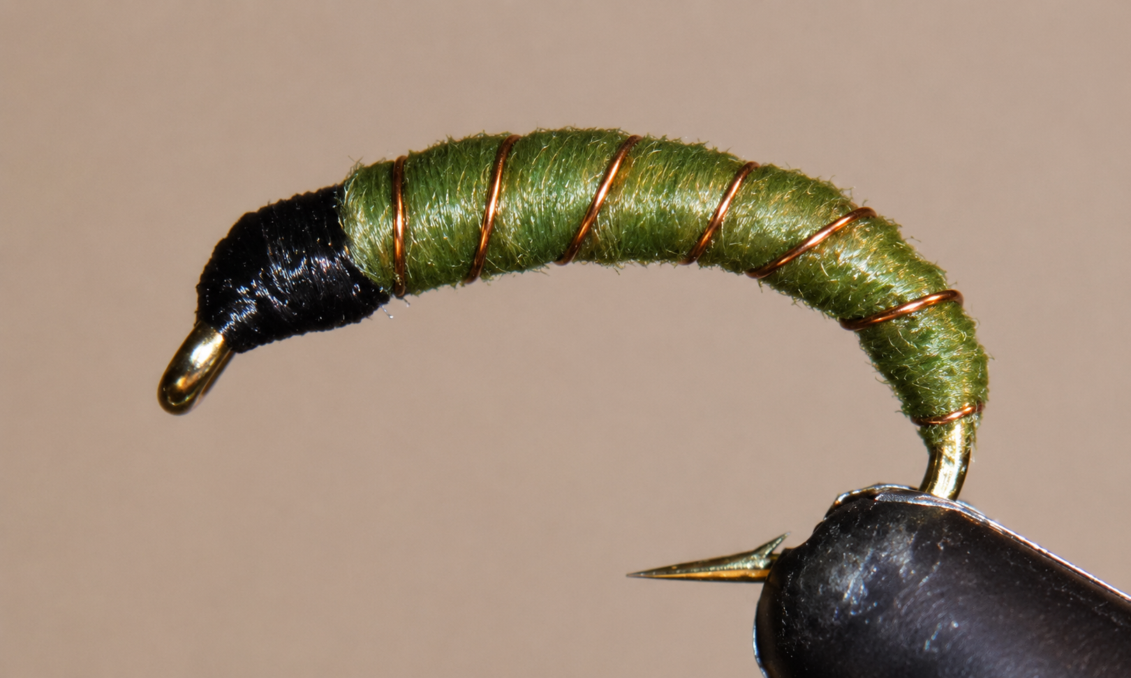 Miracle Nymphs | Package: 3 Pack | Color: Black Cream Olive Red - Artificial Fishing Flies