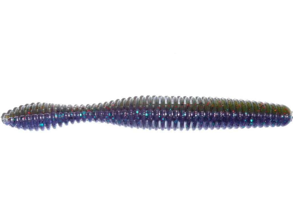 MONSTERBASS Airtail Rattler 5’’ Soft Plastic Worm | Color: Trophy Hunter Green Pumpkin Black Blue Flk Red Bug
