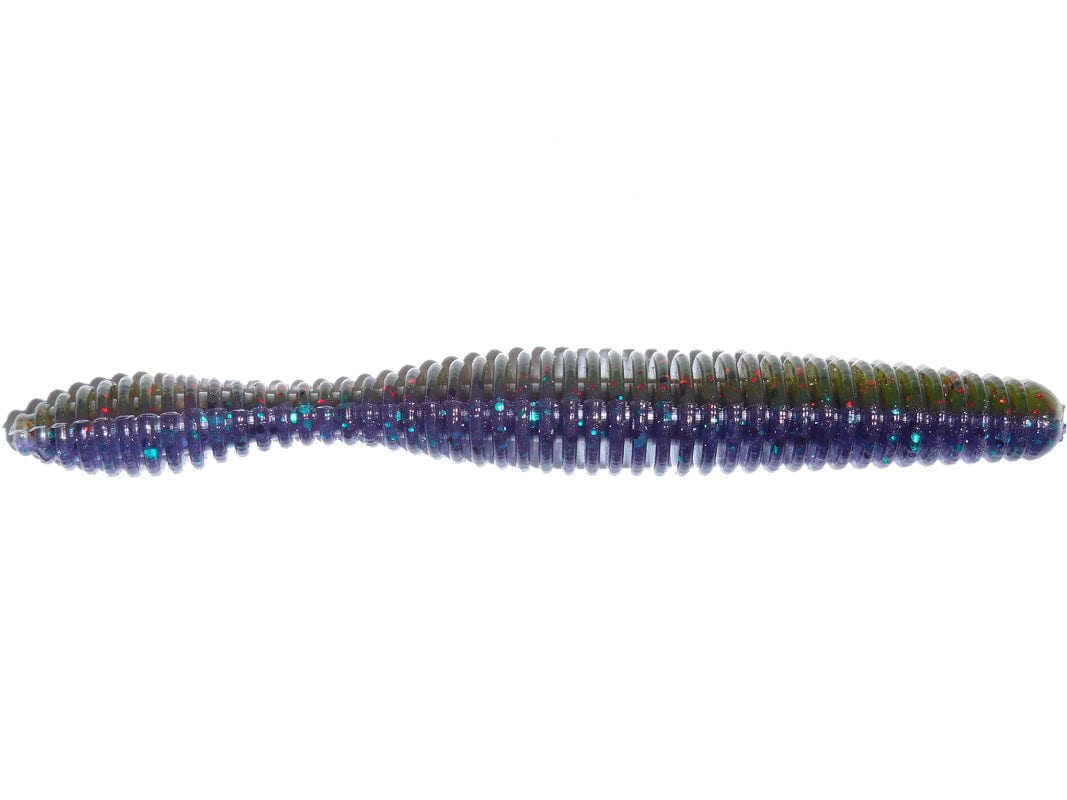 MONSTERBASS Airtail Rattler 5’’ Soft Plastic Worm | Color: Trophy Hunter Green Pumpkin Black Blue Flk Red Bug