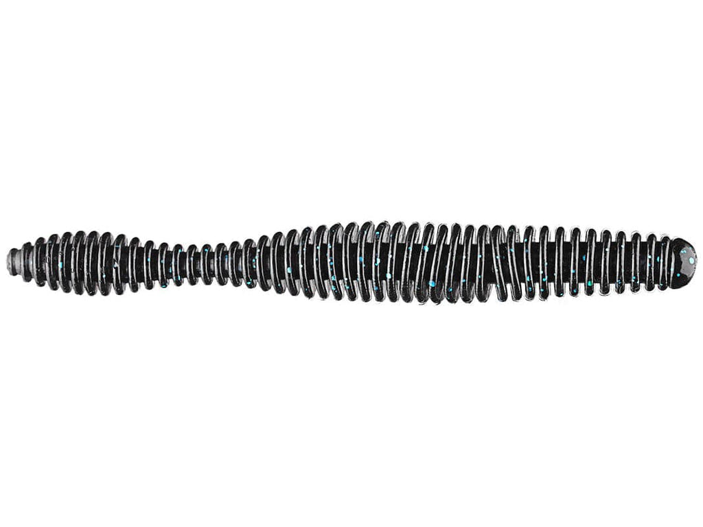MONSTERBASS Airtail Rattler 5’’ Soft Plastic Worm | Color: Trophy Hunter Green Pumpkin Black Blue Flk Red Bug