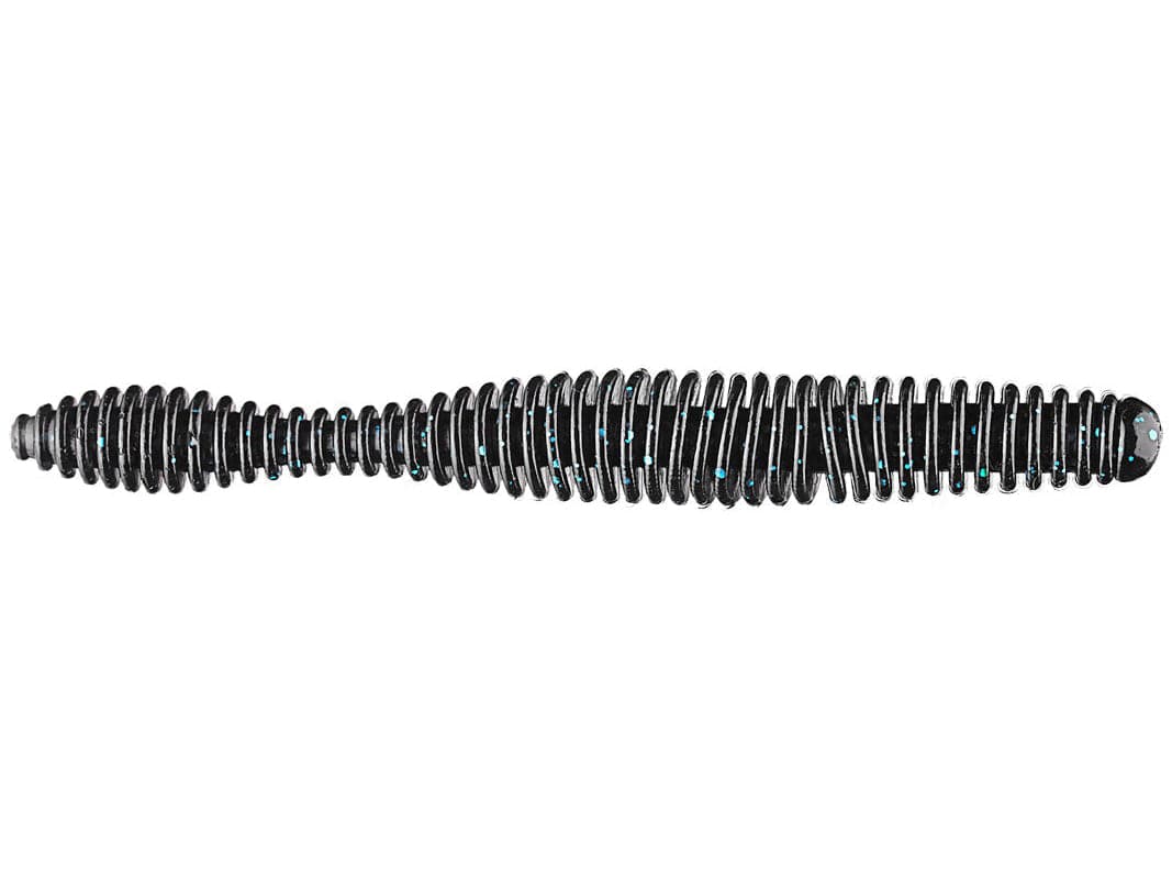 MONSTERBASS Airtail Rattler 5’’ Soft Plastic Worm | Color: Trophy Hunter Green Pumpkin Black Blue Flk Red Bug