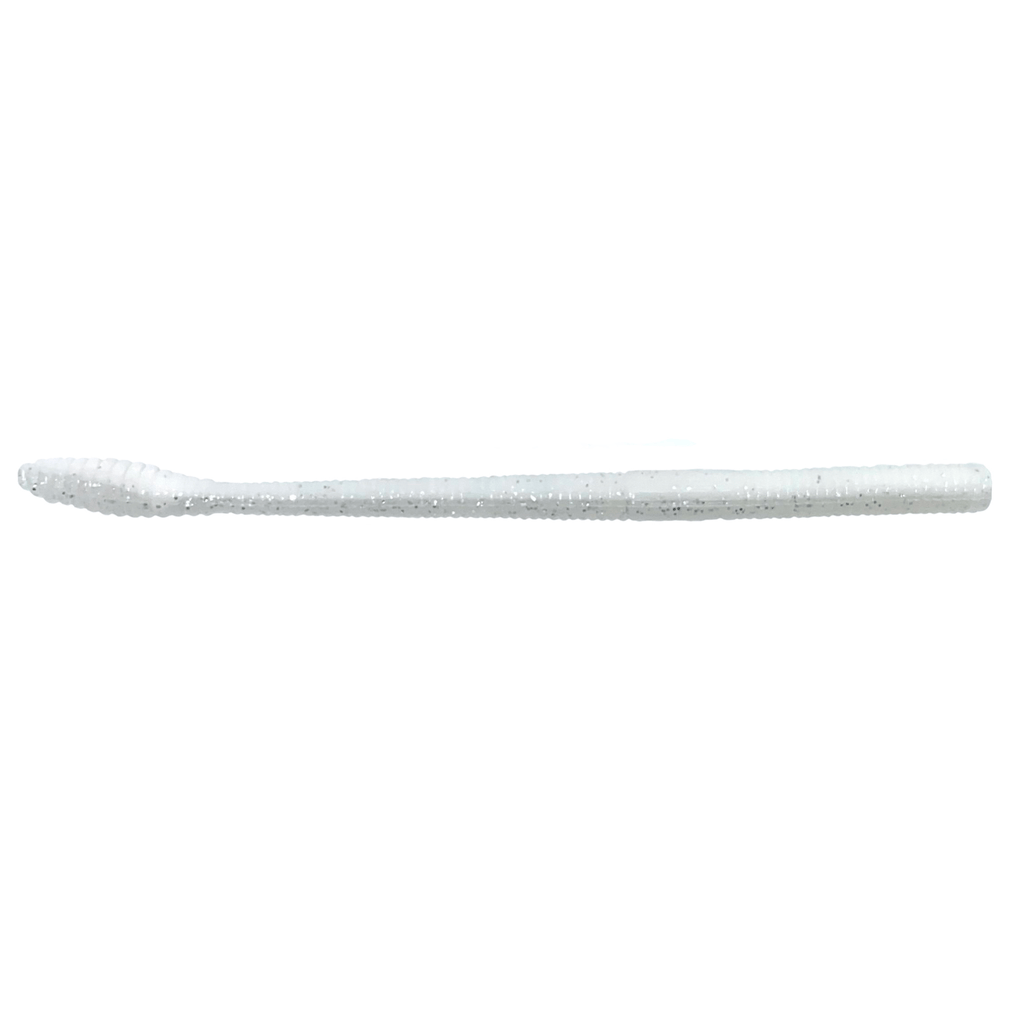 MONSTERBASS Airtail Wiggler 6.5’’ Soft Plastic Finesse Worm | Color: Ballistic Bluegill Black Blue Flake Green Pumpkin
