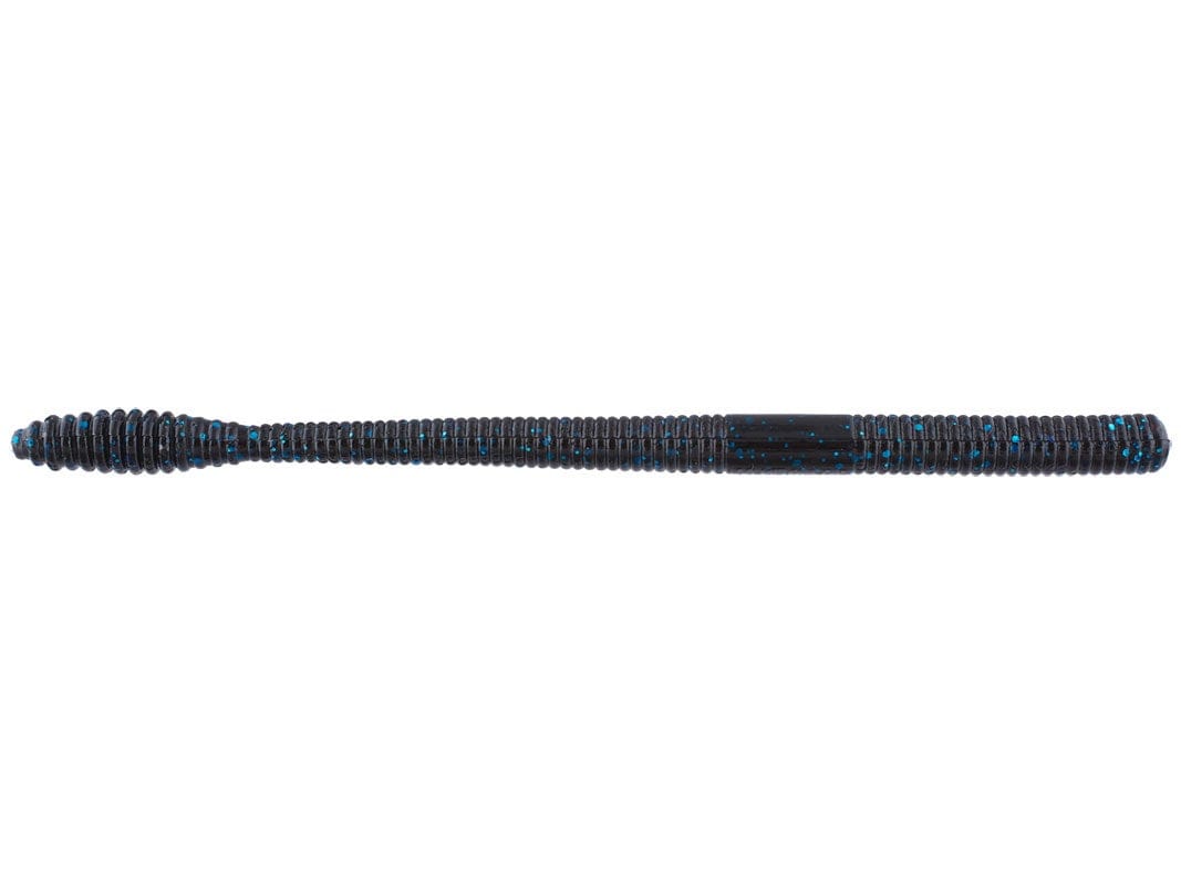 MONSTERBASS Airtail Wiggler 6.5’’ Soft Plastic Finesse Worm | Color: Ballistic Bluegill Black Blue Flake Green Pumpkin