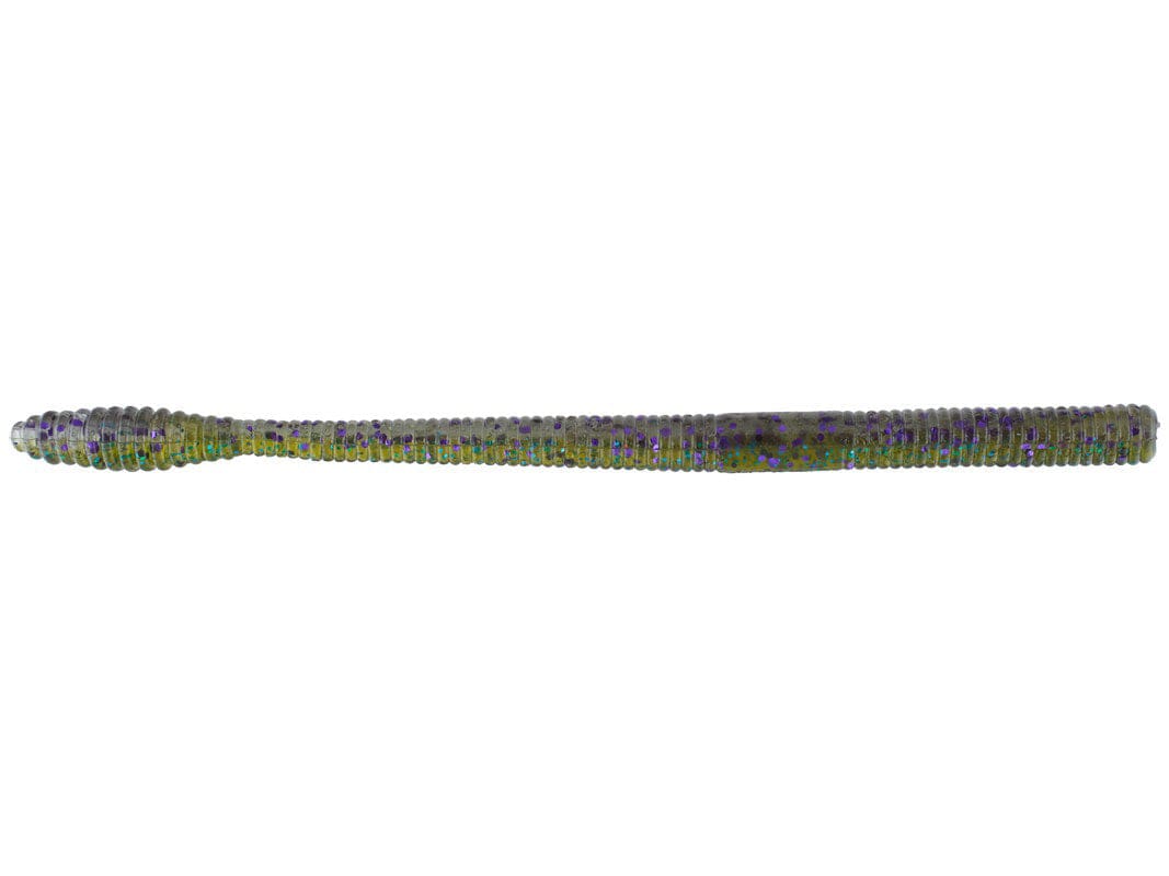 MONSTERBASS Airtail Wiggler 6.5’’ Soft Plastic Finesse Worm | Color: Ballistic Bluegill Black Blue Flake Green Pumpkin