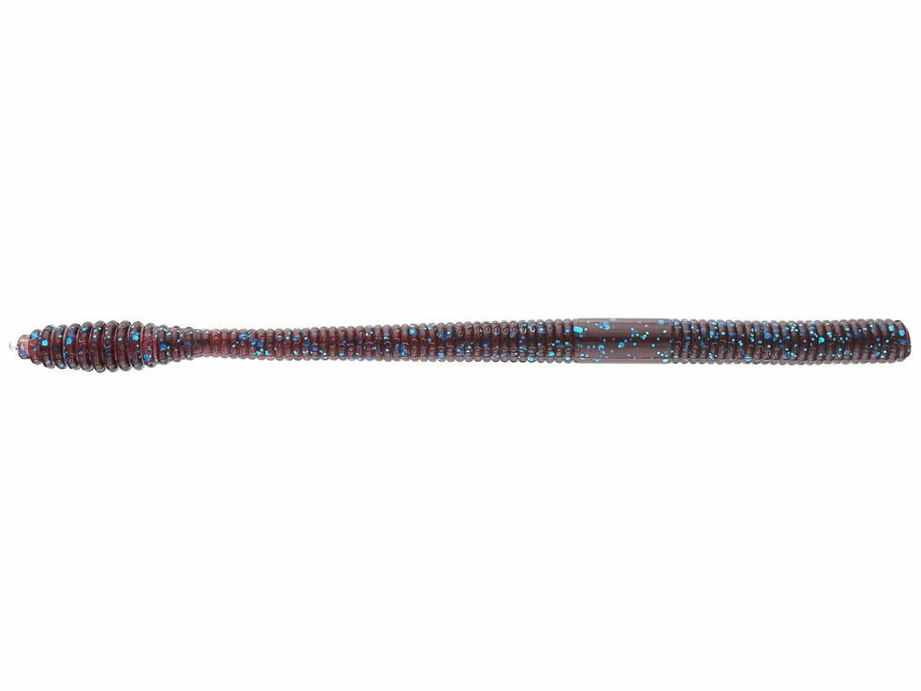 MONSTERBASS Airtail Wiggler 6.5’’ Soft Plastic Finesse Worm | Color: Ballistic Bluegill Black Blue Flake Green Pumpkin