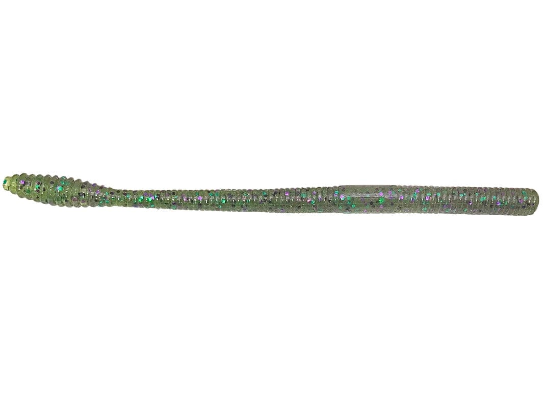 MONSTERBASS Airtail Wiggler 6.5’’ Soft Plastic Finesse Worm | Color: Ballistic Bluegill Black Blue Flake Green Pumpkin