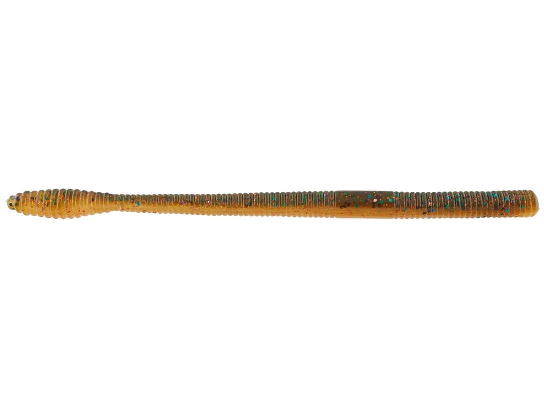 MONSTERBASS Airtail Wiggler 6.5’’ Soft Plastic Finesse Worm | Color: Ballistic Bluegill Black Blue Flake Green Pumpkin