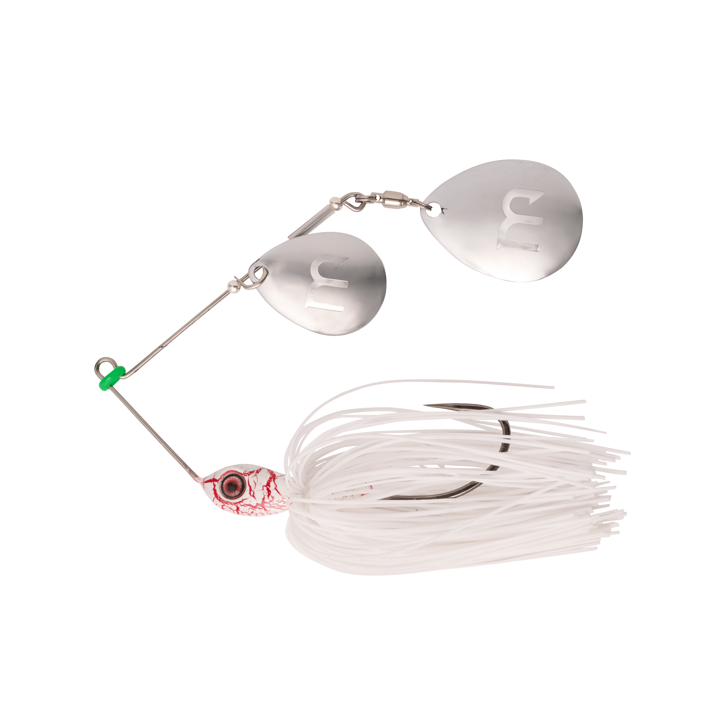 MONSTERBASS Blade Burner Colorado Spinnerbait | 3/8 oz Bass | Color: LIMITED EDITION: Grape Ape Chartreuse/White