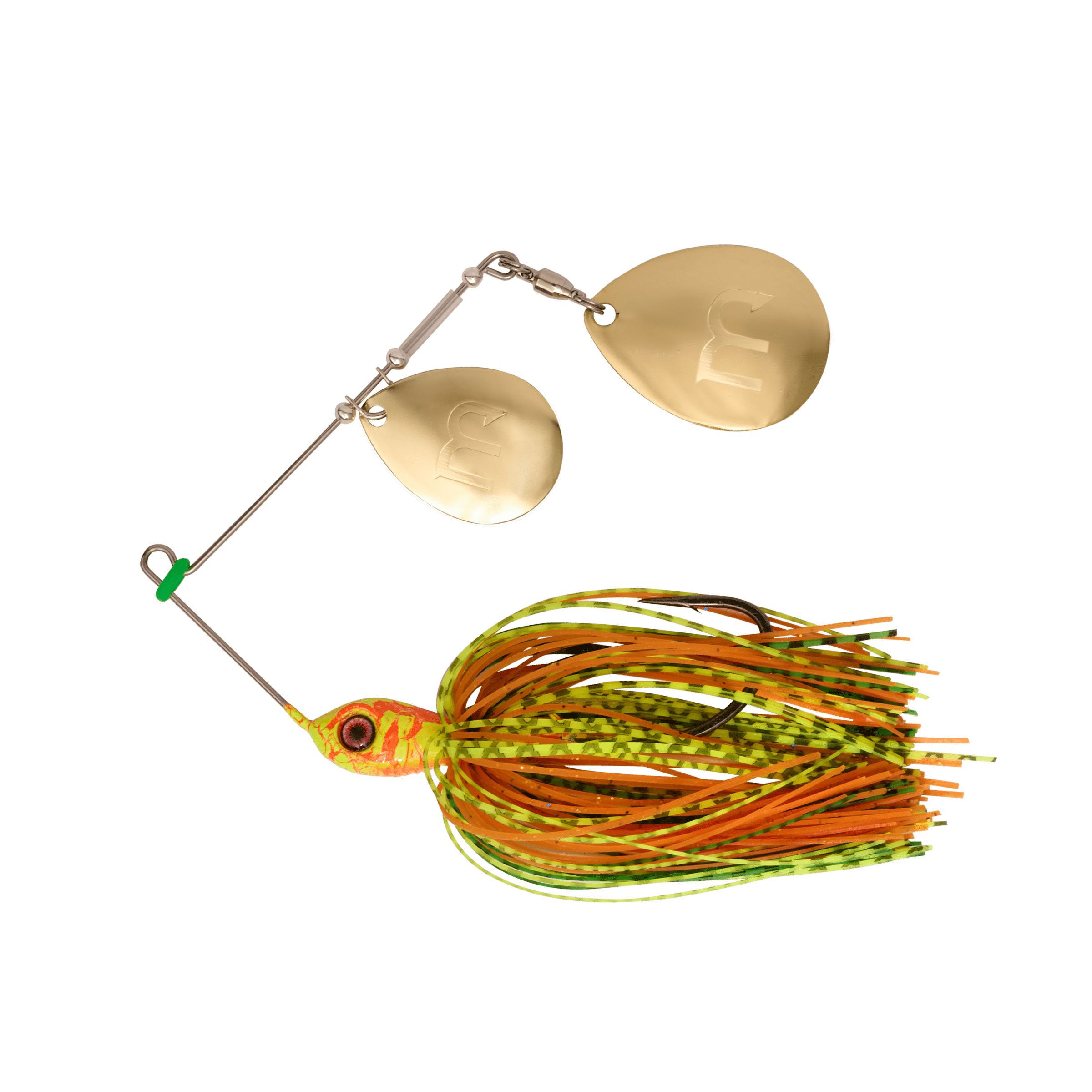 MONSTERBASS Blade Burner Colorado Spinnerbait | 3/8 oz Bass | Color: LIMITED EDITION: Grape Ape Chartreuse/White