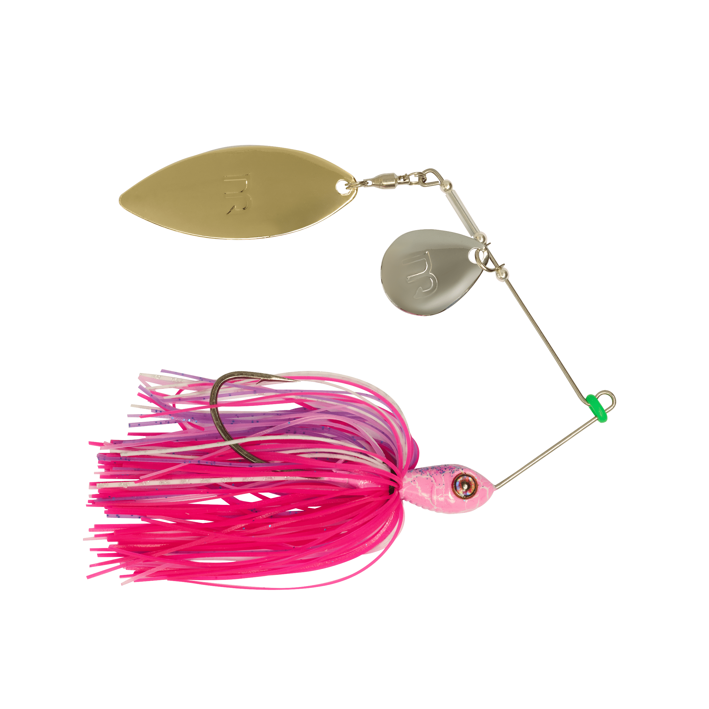 MONSTERBASS Blade Burner Spinnerbait, Willow & Colorado Blades 14 Colors | Size: 3/8 oz 1/2 | Color: Sexy Cracks Chad