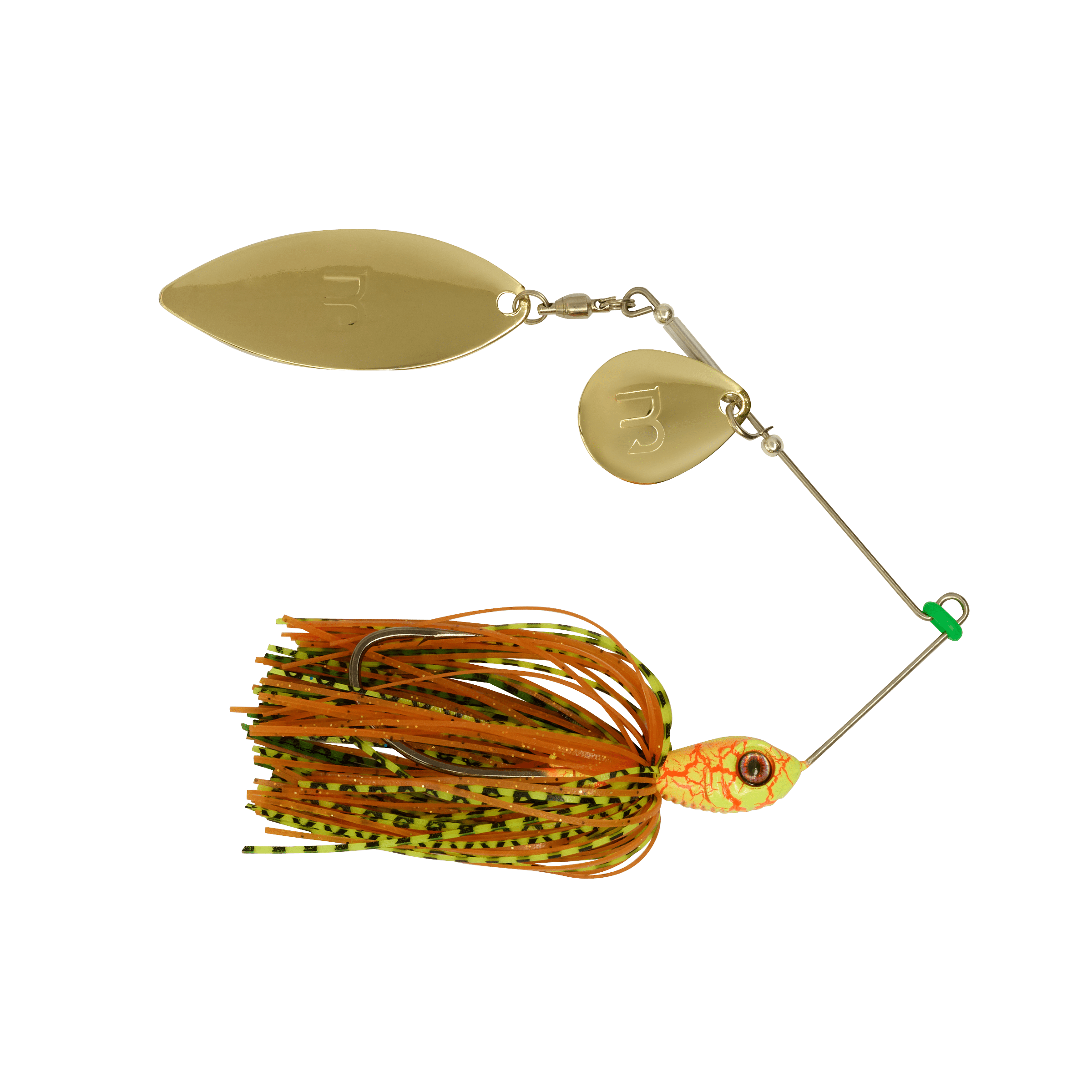 MONSTERBASS Blade Burner Spinnerbait, Willow & Colorado Blades 14 Colors | Size: 3/8 oz 1/2 | Color: Sexy Cracks Chad