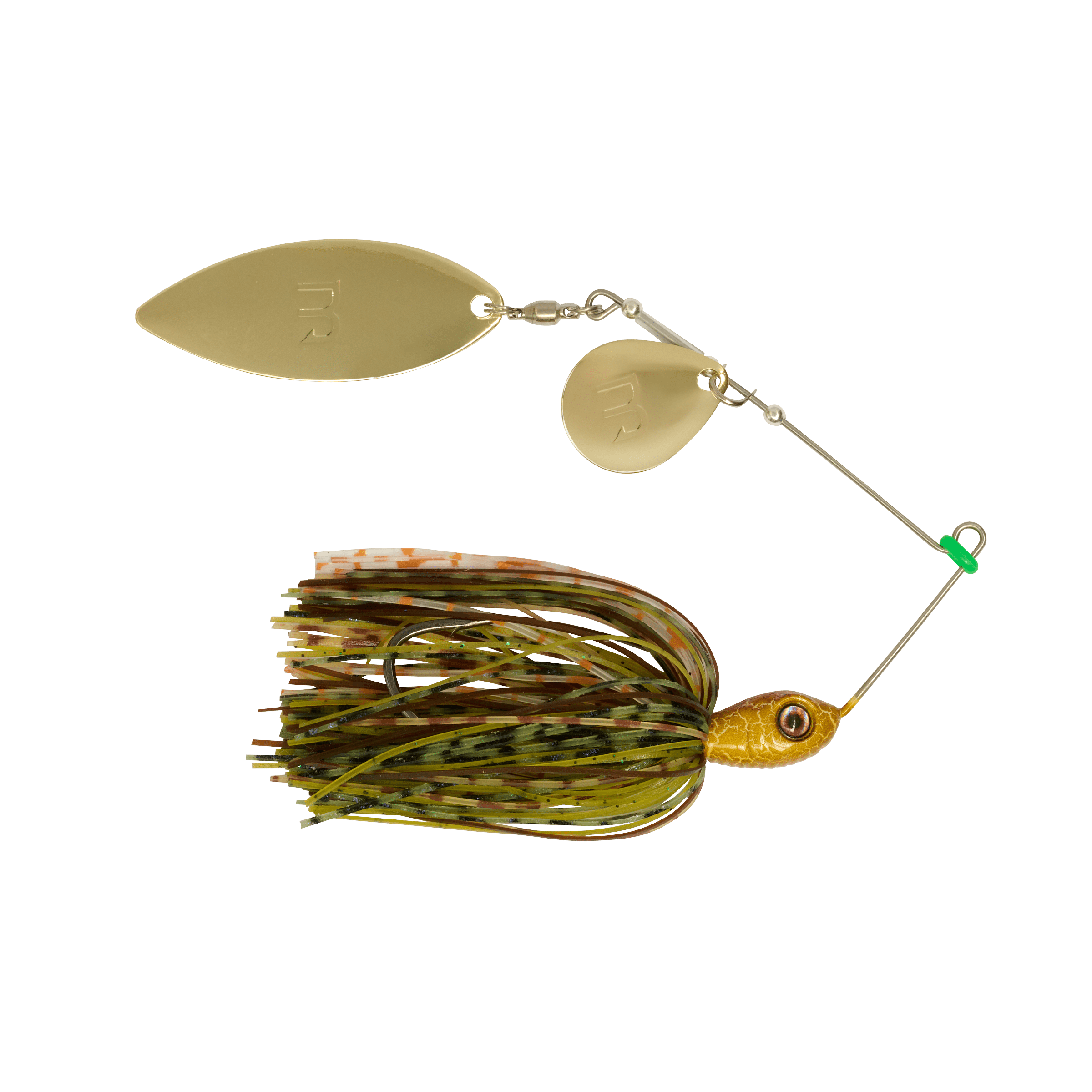 MONSTERBASS Blade Burner Spinnerbait, Willow & Colorado Blades 14 Colors | Size: 3/8 oz 1/2 | Color: Sexy Cracks Chad