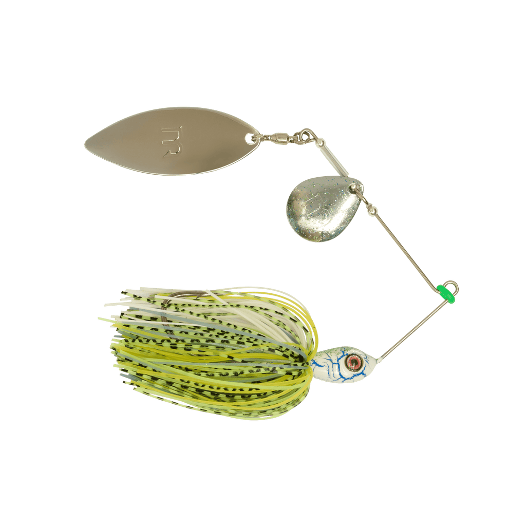 MONSTERBASS Blade Burner Spinnerbait, Willow & Colorado Blades 14 Colors | Size: 3/8 oz 1/2 | Color: Sexy Cracks Chad