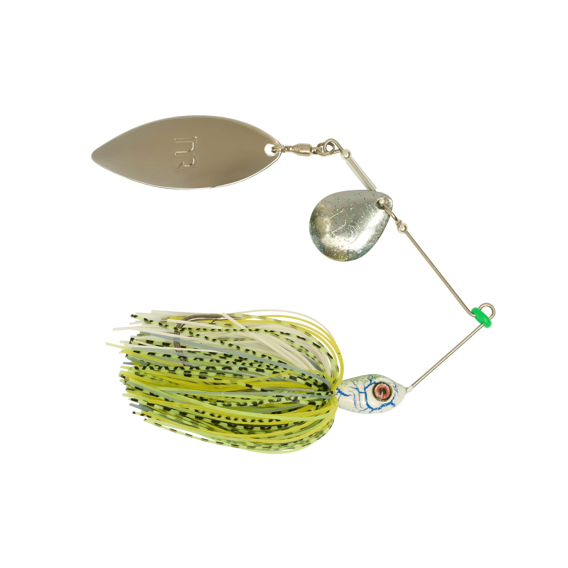 MONSTERBASS Blade Burner Spinnerbait, Willow & Colorado Blades 14 Colors | Size: 3/8 oz 1/2 | Color: Sexy Cracks Chad