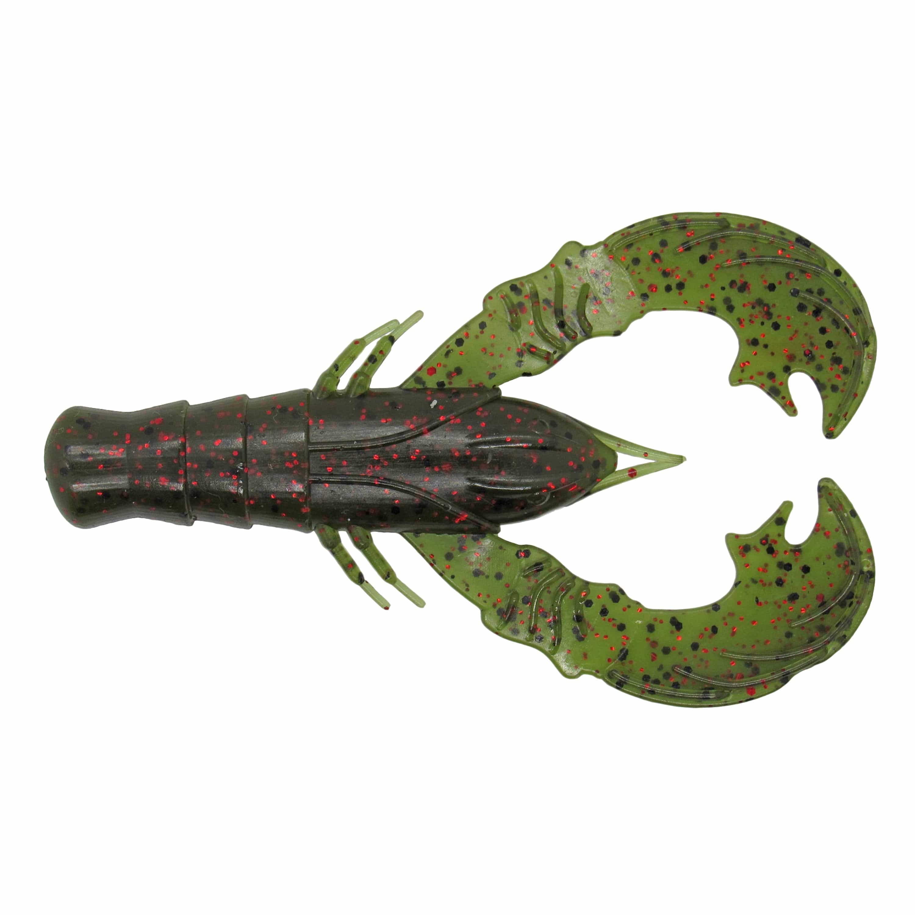 MONSTERBASS Crush Craw 4’’ Soft Plastic Crawfish Bait | Color: Green Pumpkin Watermelon Red Flake Magic Black Blue PB&J