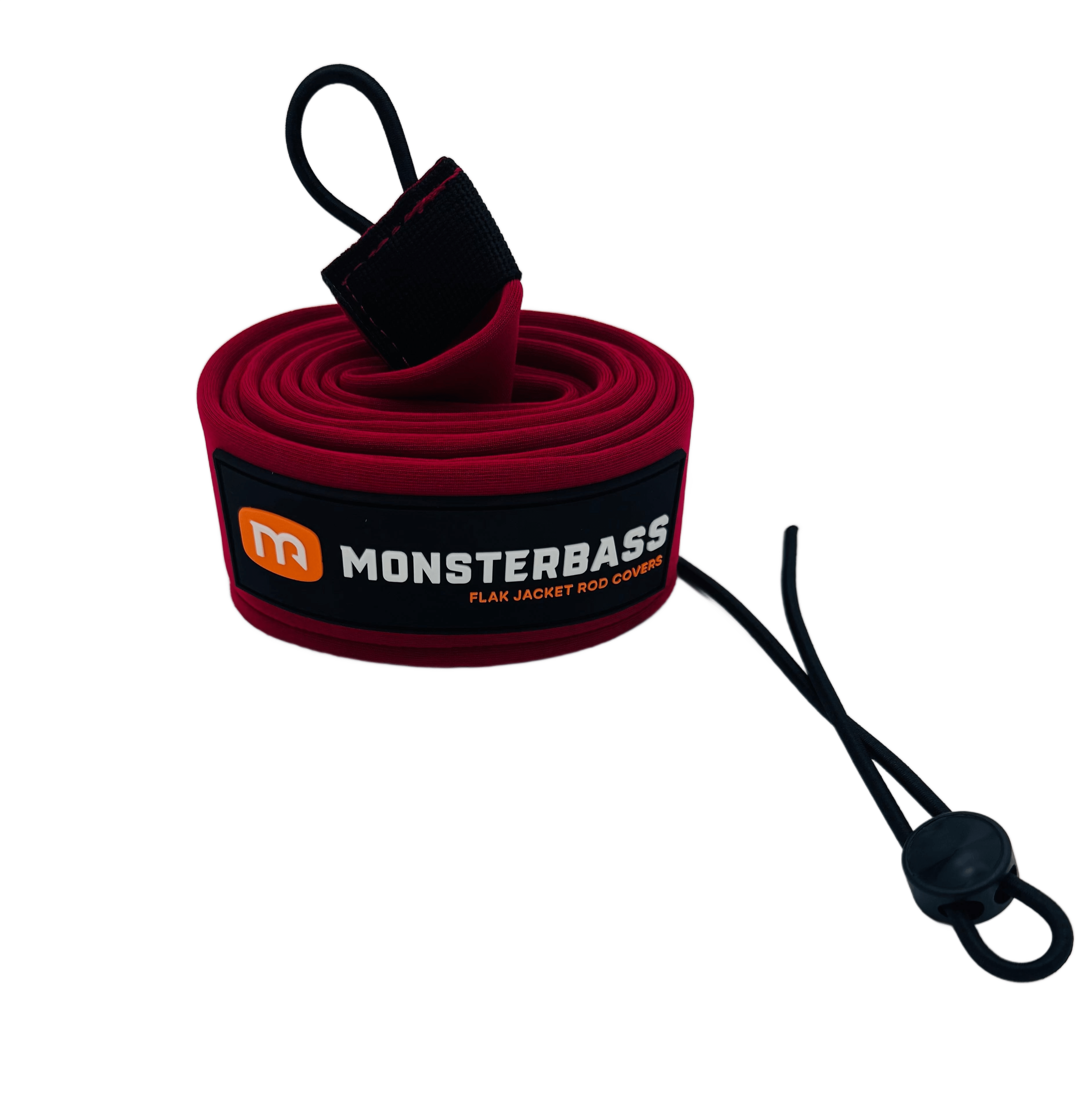 MONSTERBASS Flak Jacket Rod Covers, Spinning & Casting | Type: | Color: Camo Camo2 Black Grey Red USA - Fishing