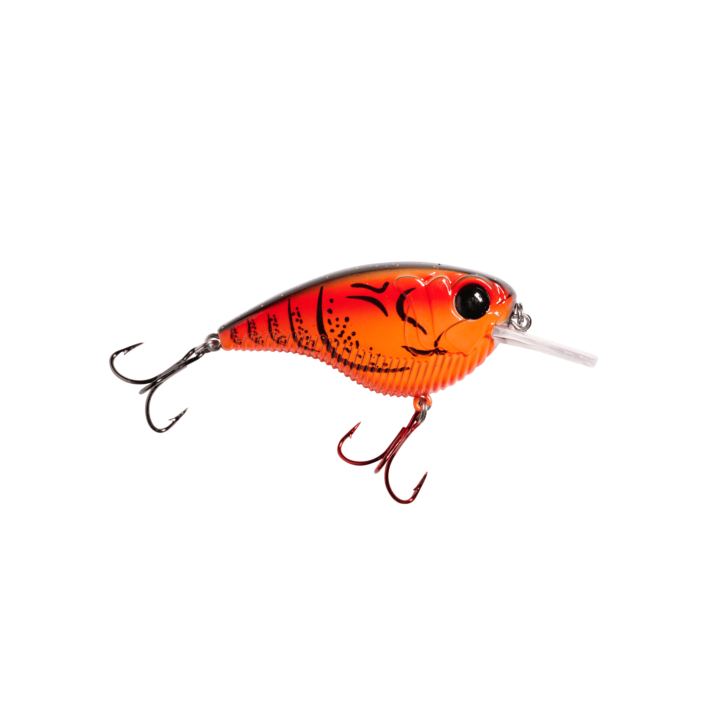 MONSTERBASS Flatline Flat-Sided Crankbait, Shallow Diver 8 Colors | Color: Candy Apple Craw Chartreuse Black Back