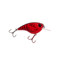 MONSTERBASS Flatline Flat-Sided Crankbait, Shallow Diver 8 Colors | Color: Candy Apple Craw Chartreuse Black Back