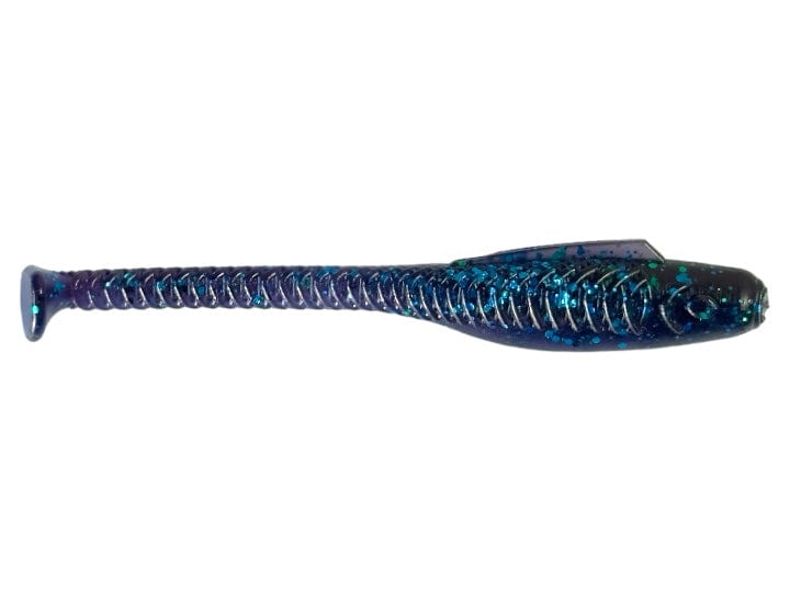 MONSTERBASS GrandeBass Shad Trixx Soft Swimbait 4.25’’ | Color: Chartreuse Silver Electric GP Gill Green Pumpkin
