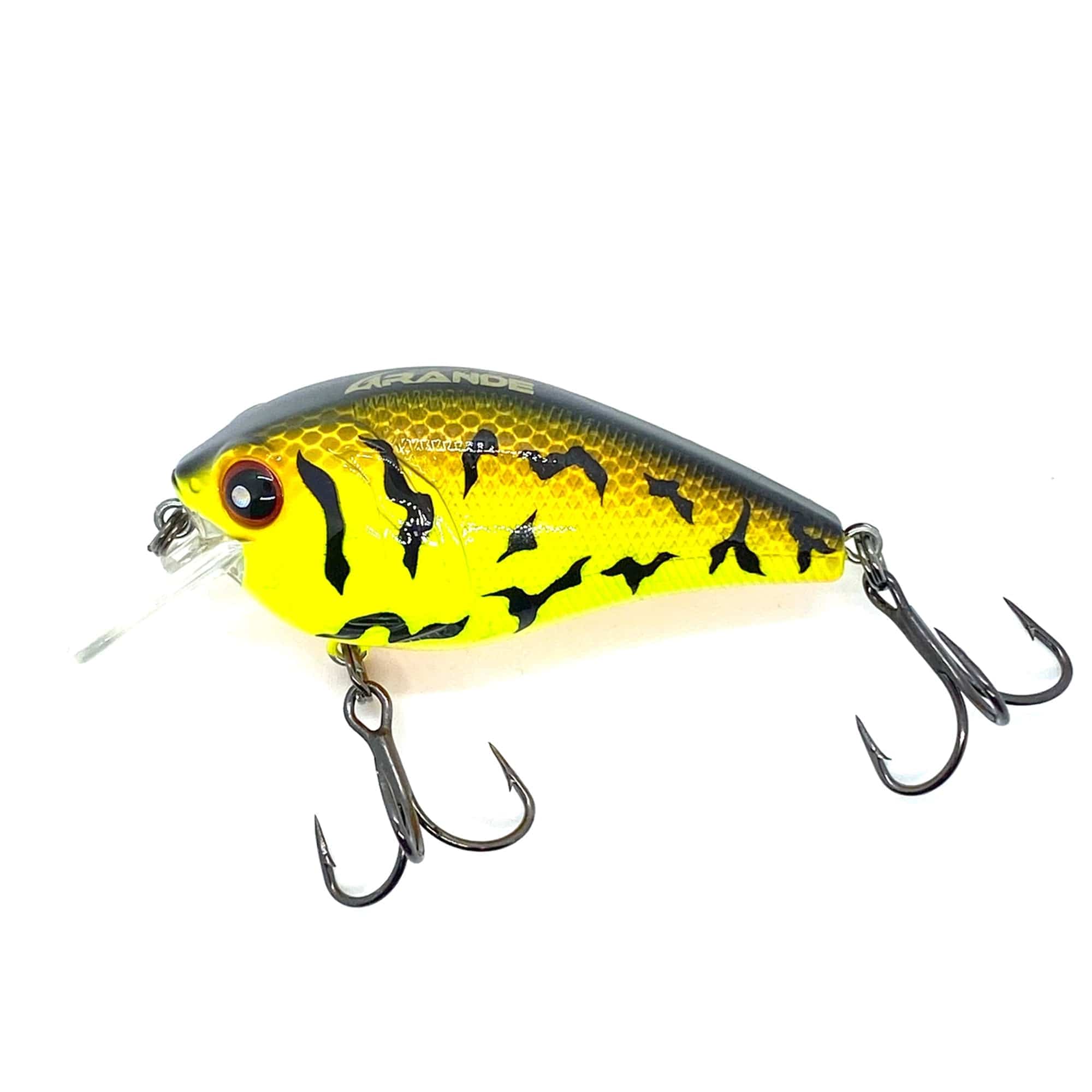 MONSTERBASS Hunter 1.5 SDR Squarebill Crankbait | Color: Bluegill Rage Blue Chartreuse Black Back Citrus Shad Craw