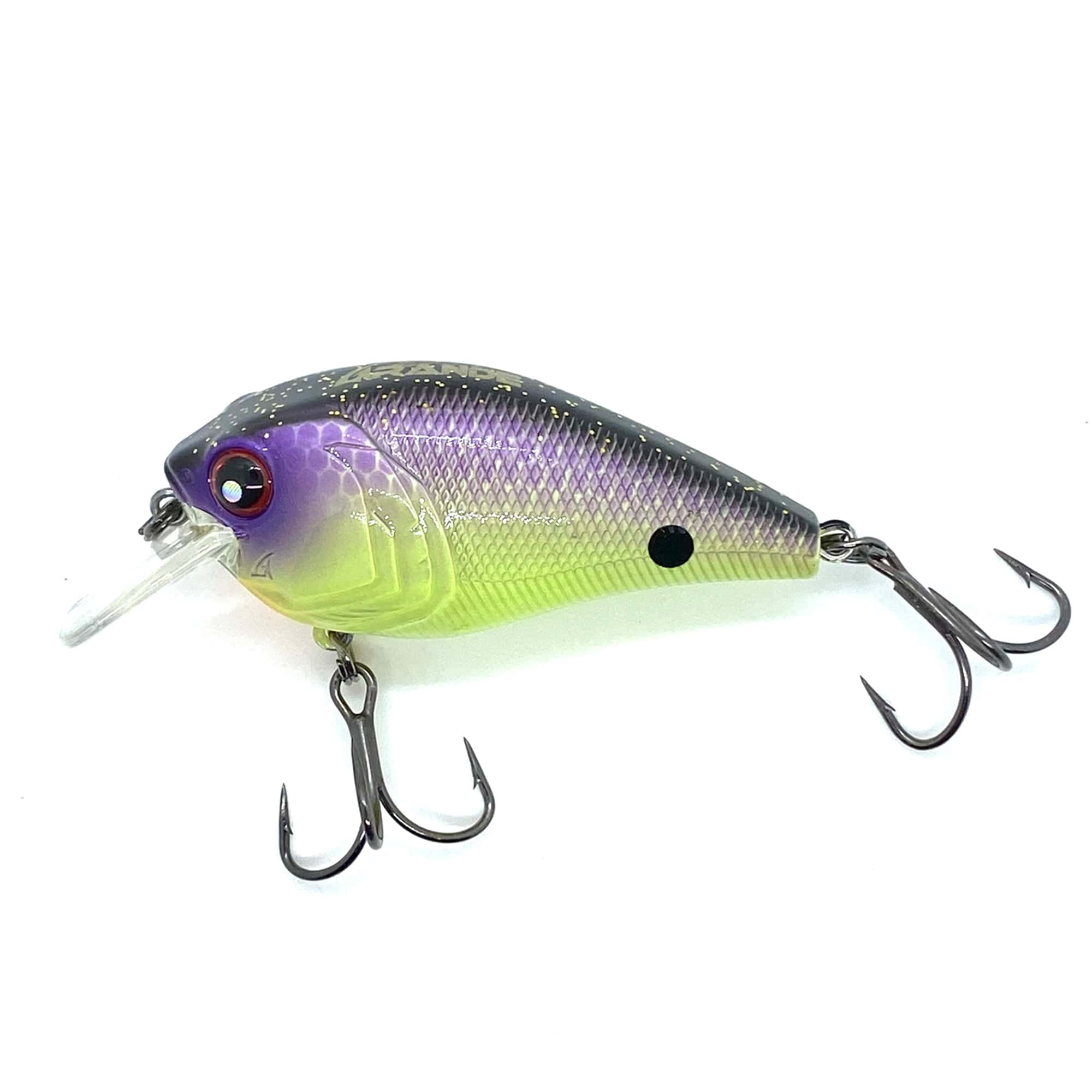 MONSTERBASS Hunter 1.5 SDR Squarebill Crankbait | Color: Bluegill Rage Blue Chartreuse Black Back Citrus Shad Craw